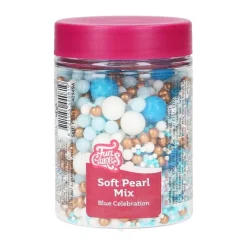 FunCakes Soft Pearls Blå Mix 80 gram