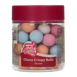 FunCakes - Stora Chokladkulor i Rosa/Peach/Blå 130 gram