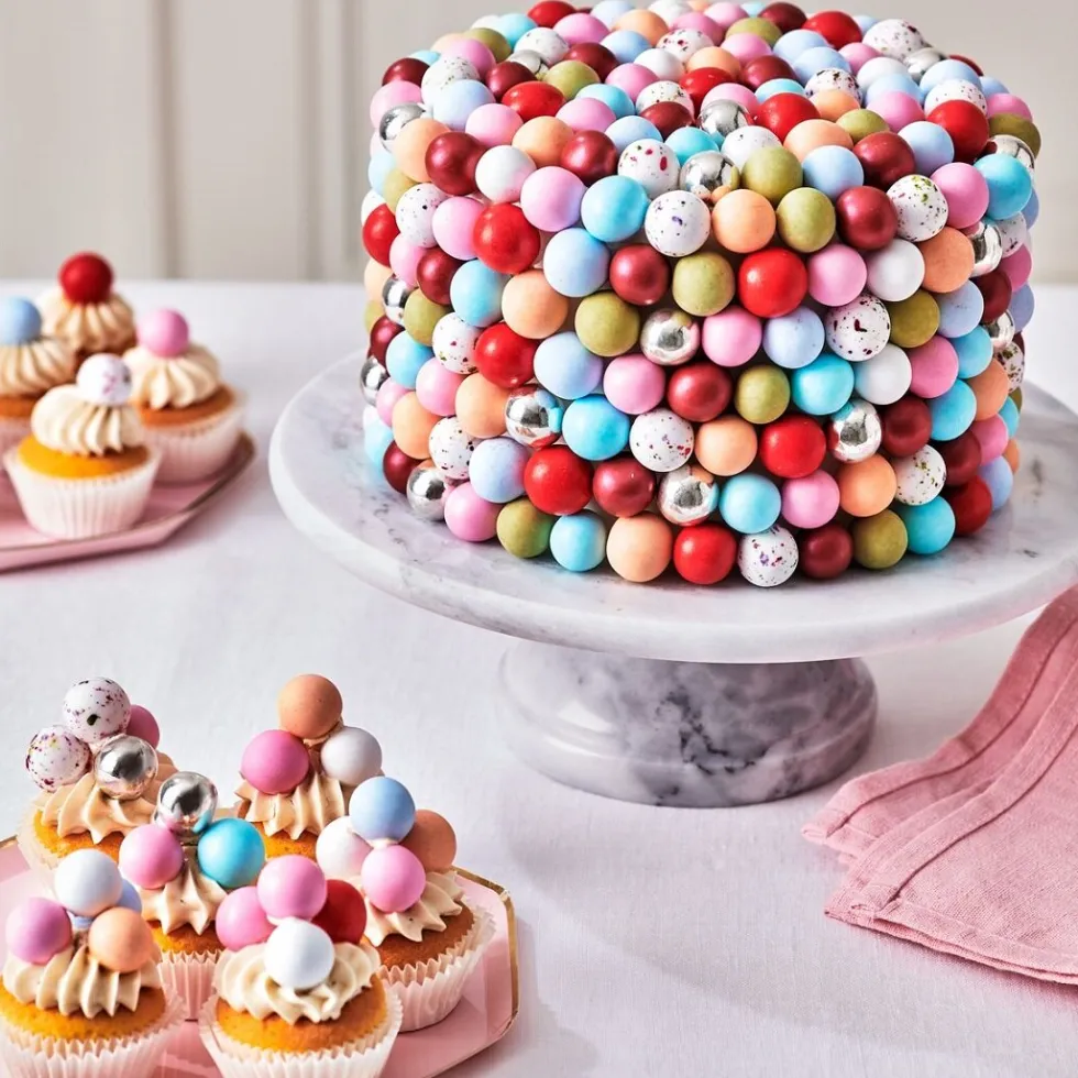 FunCakes - Stora Chokladkulor Silver