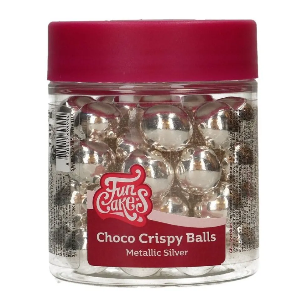 FunCakes - Stora Chokladkulor Silver