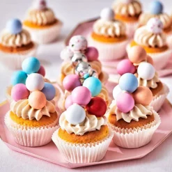 FunCakes - Stora Chokladkulor Ljusrosa