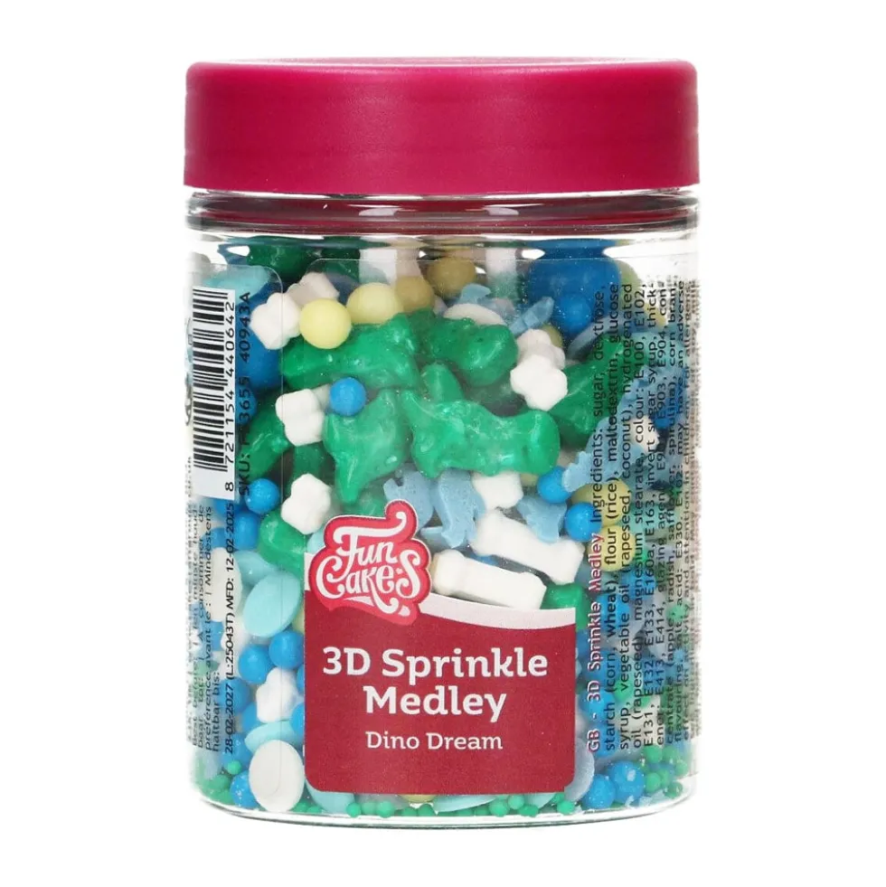 FunCakes - Strössel Dinosaurie 70 gram