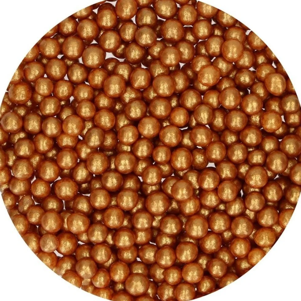 FunCakes - Strössel mjuka guldpärlor 60 gram