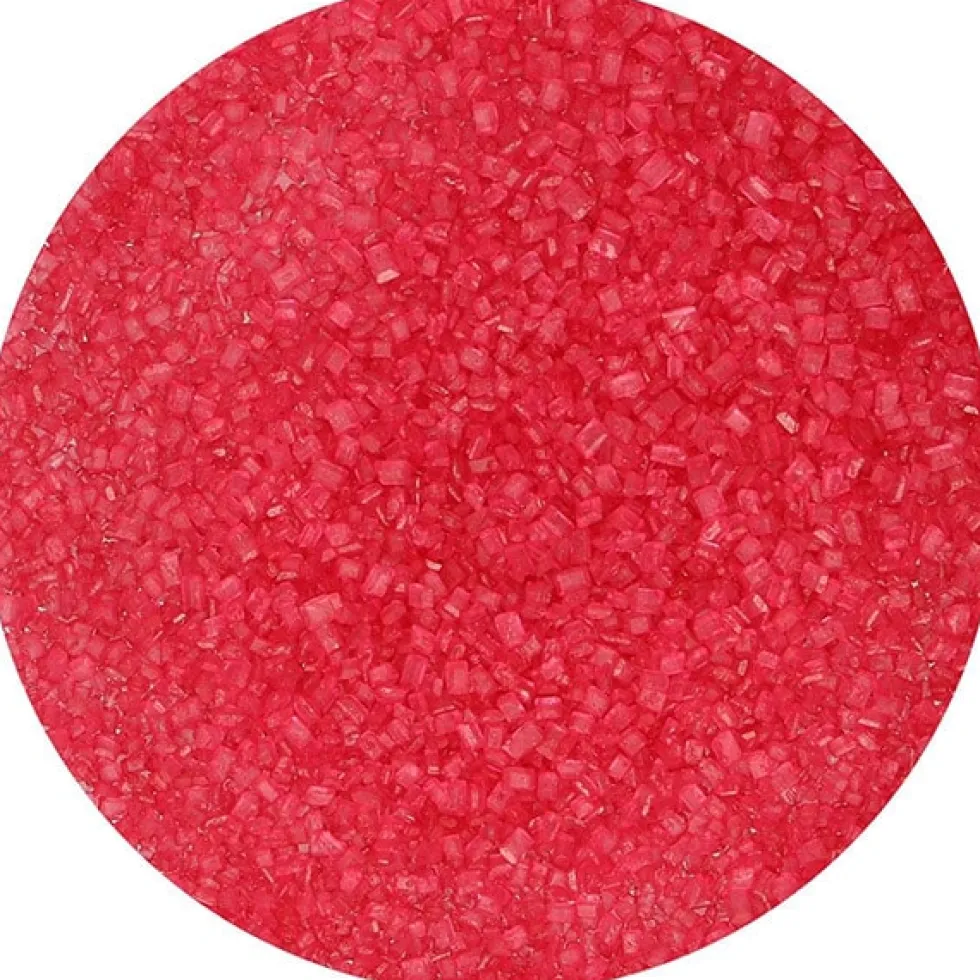 FunCakes - Strössel Röda Sockerkristaller 80 gram