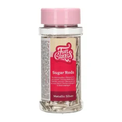 FunCakes - Strössel Silverstavar XL 70 gram