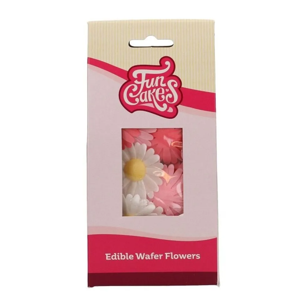 FunCakes - Ätbara Oblatblommor, Daisy 13-pack