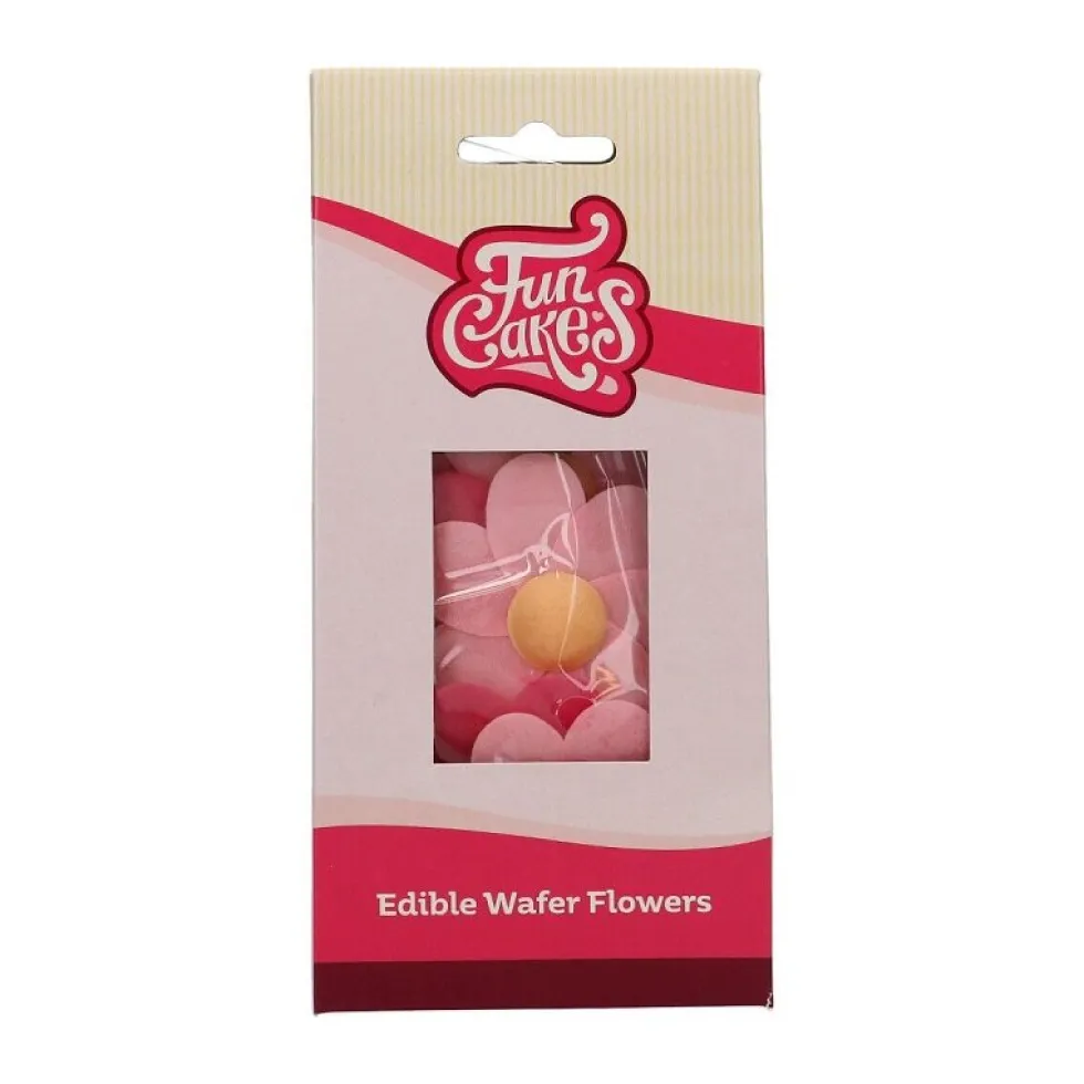 FunCakes - Ätbara Oblatblommor, Viol 8-pack