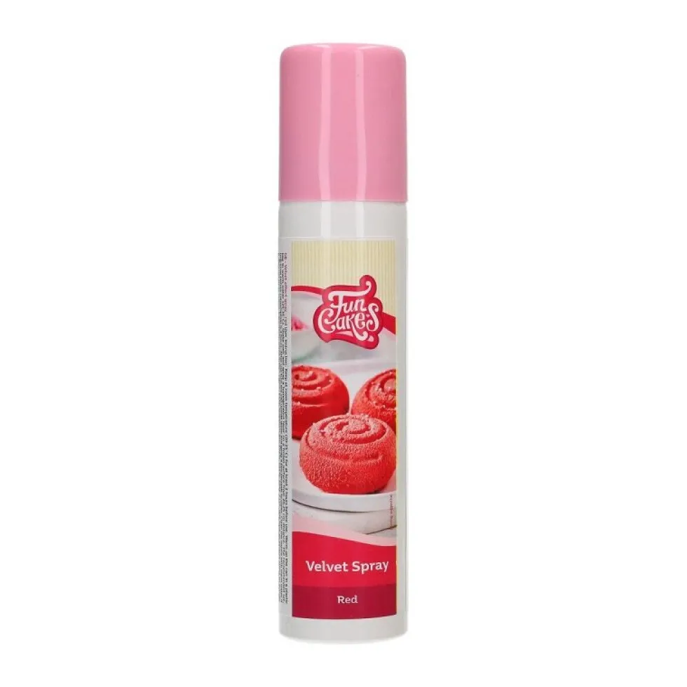 FunCakes - Ätbar Sprayfärg Röd 100 ml