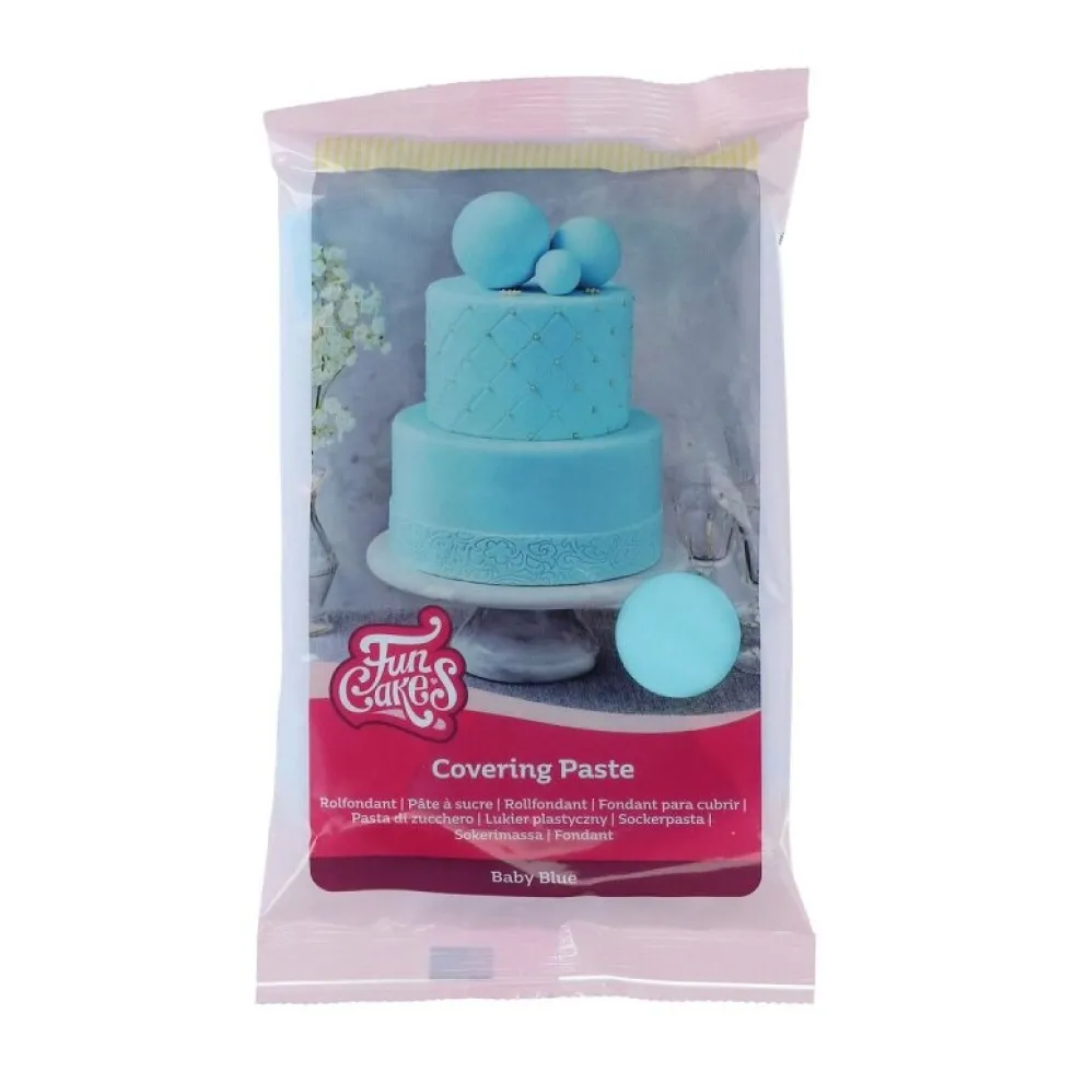 FunCakes - Täckpasta Ljusblå 500 gram