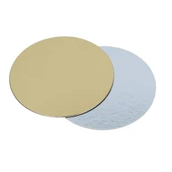 FunCakes - Tårtunderlägg Silver och Guld 20 cm 3-pack