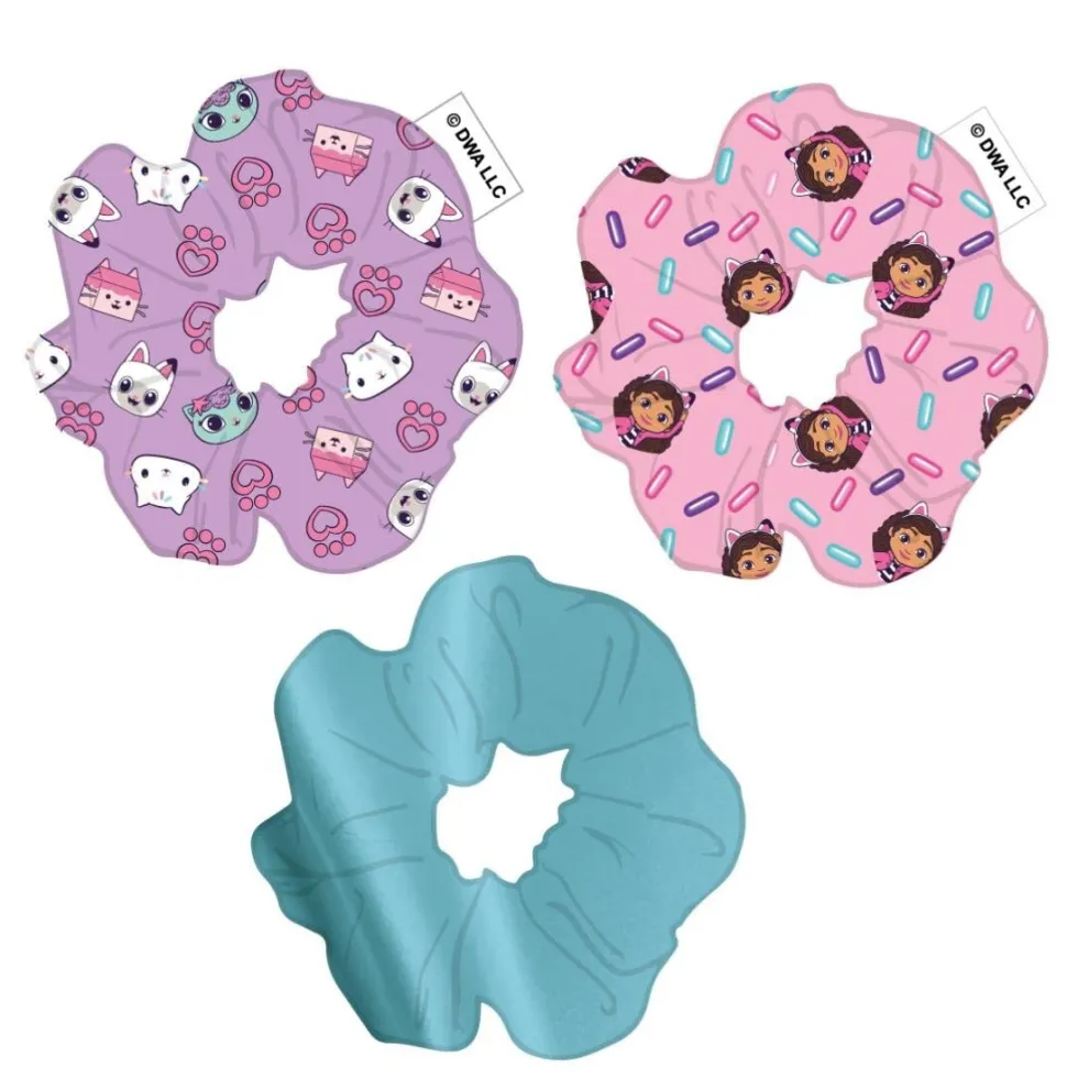 Gabby's Dollhouse - Scrunchies 3-pack