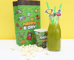 Game On - Pappsugrör 8-pack