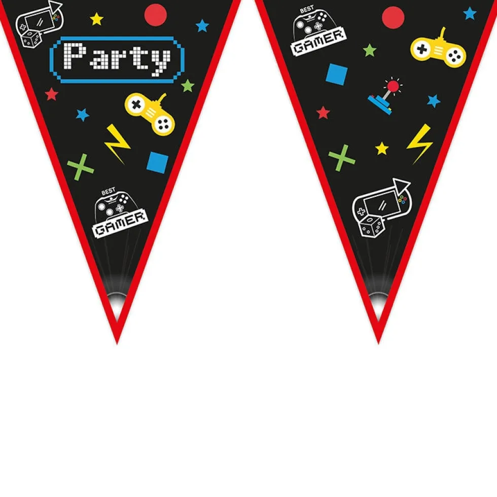 Gaming Party - Flaggirlang 230 cm