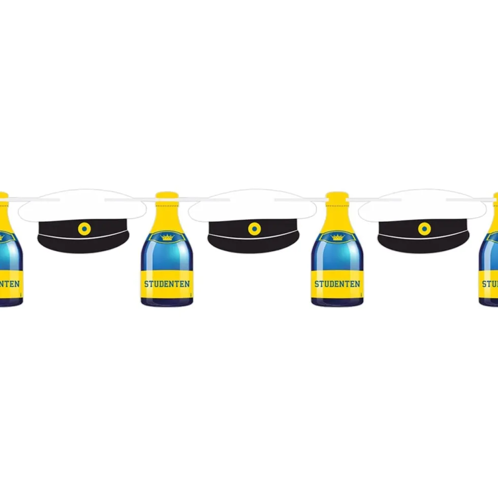 Girlang Studentmössa & Champagneflaska
