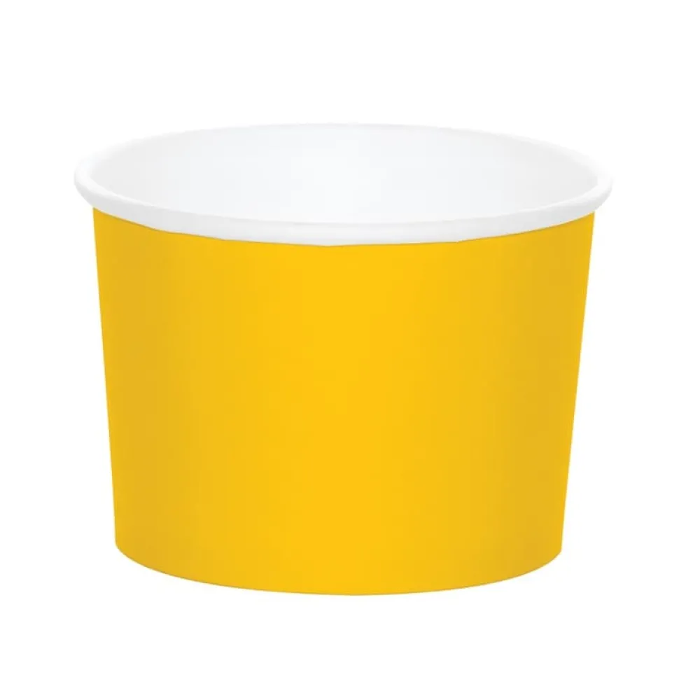 Glassbägare Gula 8-pack