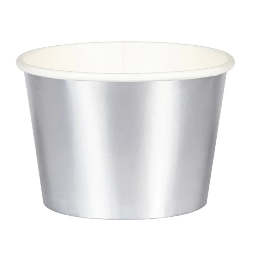 Glassbägare Silverfolierade 8-pack