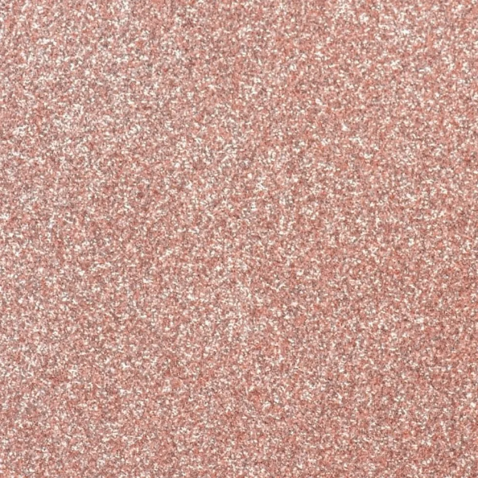 Glittrande flaggirlang i roséguld 6 meter