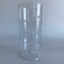 Godisskål av plast på fot cylinderformad 25 cm