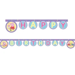 Greta Gris Girlang Happy Birthday