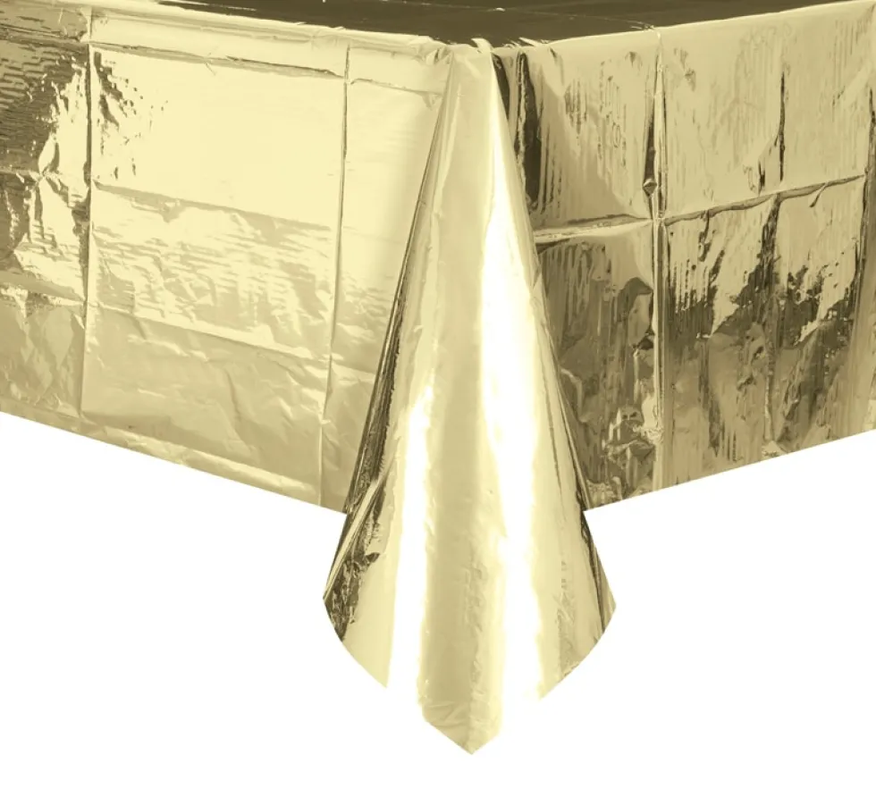 Guldfolierad Bordsduk 137 x 274 cm