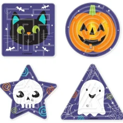 Halloween Labyrintspel 4-pack