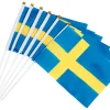 Handflaggor Sverige 6-pack