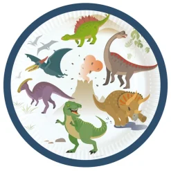 Happy Dinosaur - Assietter 8-pack