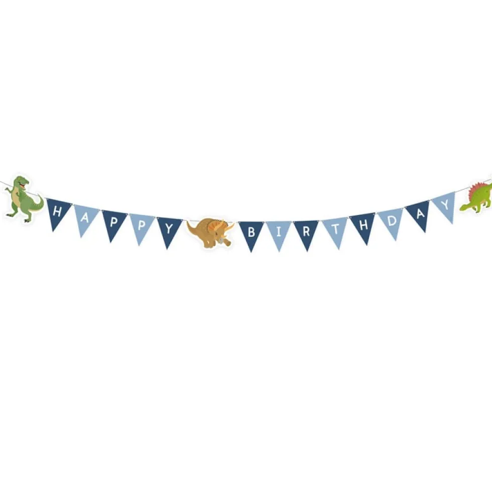Happy Dinosaur - Girlang Happy Birthday