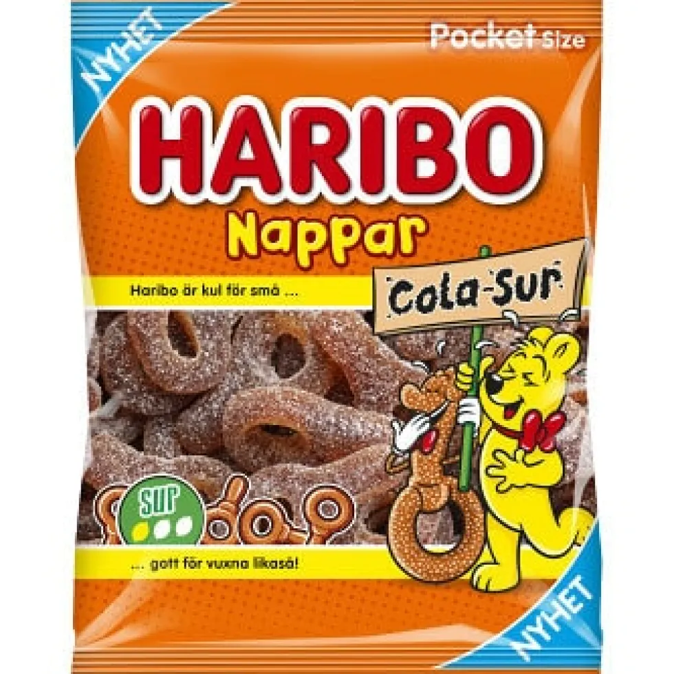 Haribo Nappar Cola Sur 70 gram