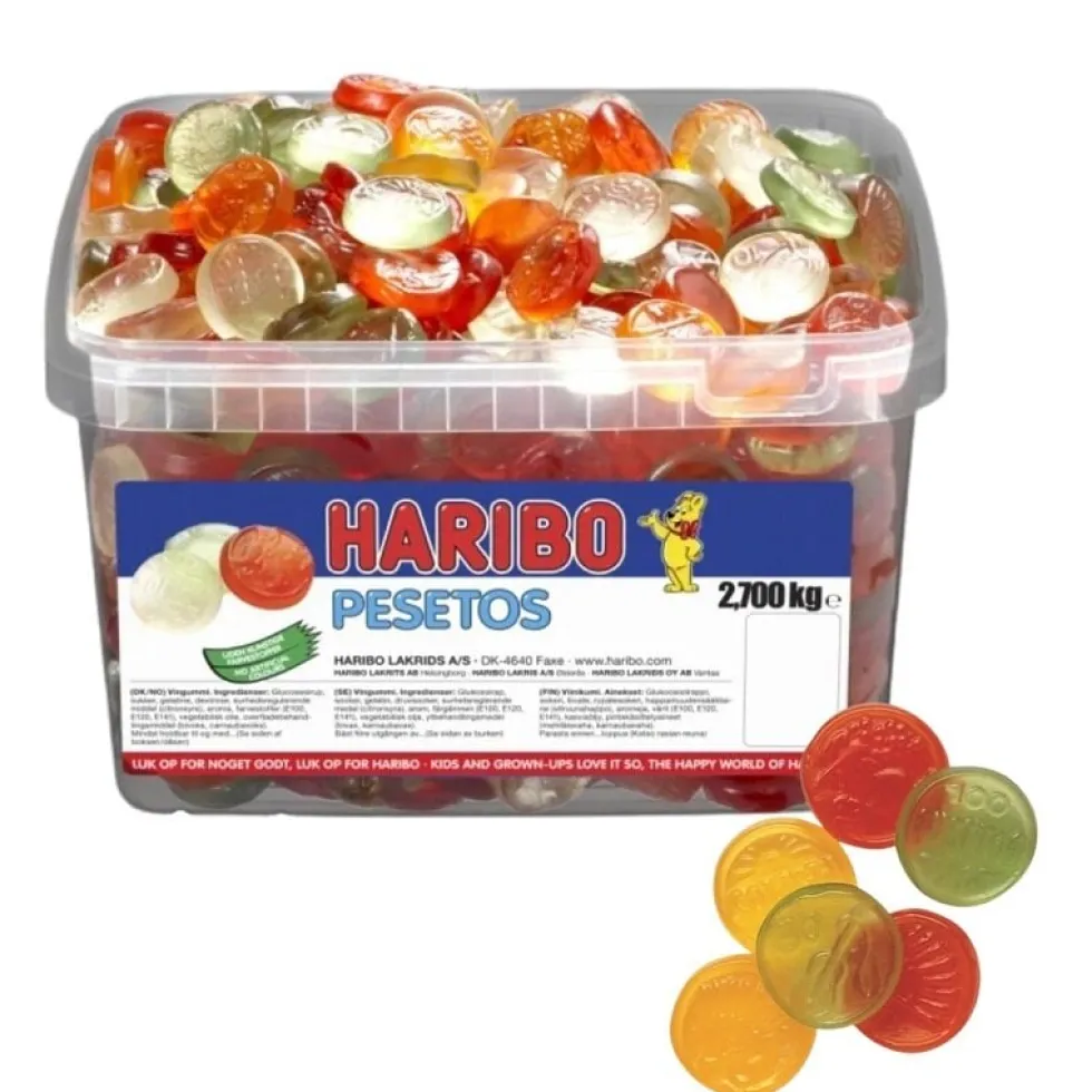 Haribo Pesetos Storpack 2,7 kg