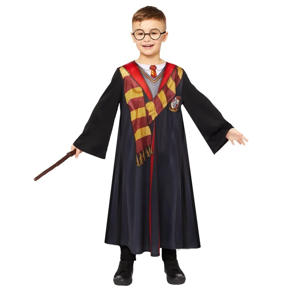 Harry Potter Deluxe Maskeraddräkt Barn 8-10 år (128-134 cm)