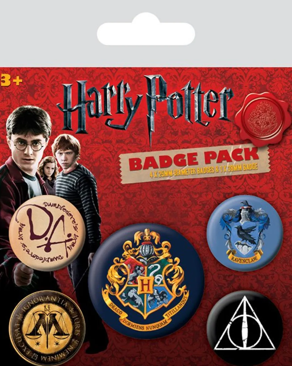 Harry Potter - Knappar 5-pack