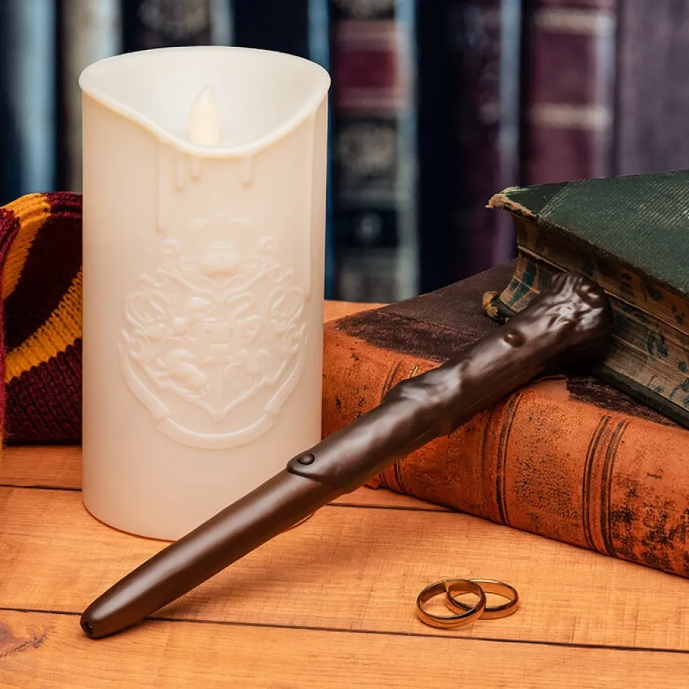 Harry Potter - Stearinljus lampa med trollstav