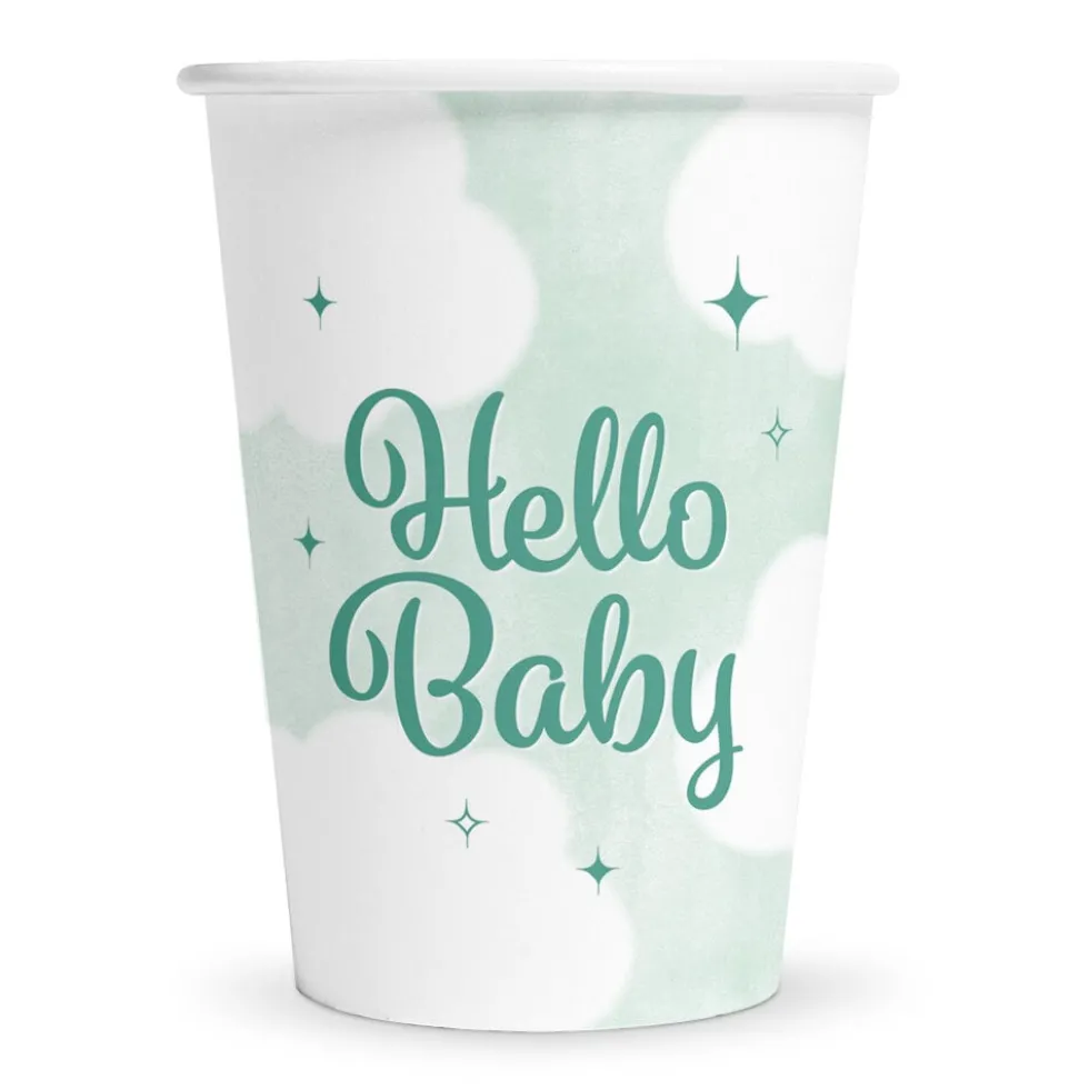 Hello Baby Pappmuggar 8-pack