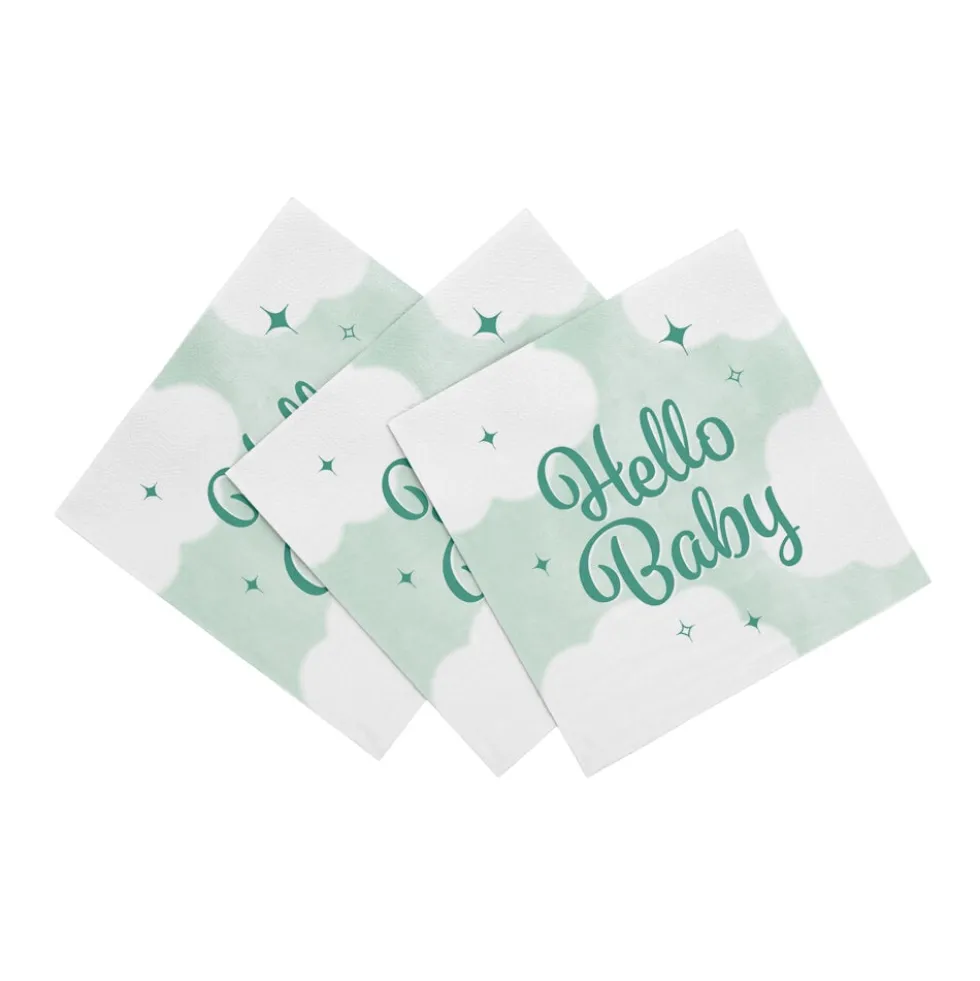 Hello Baby Servetter 20-pack