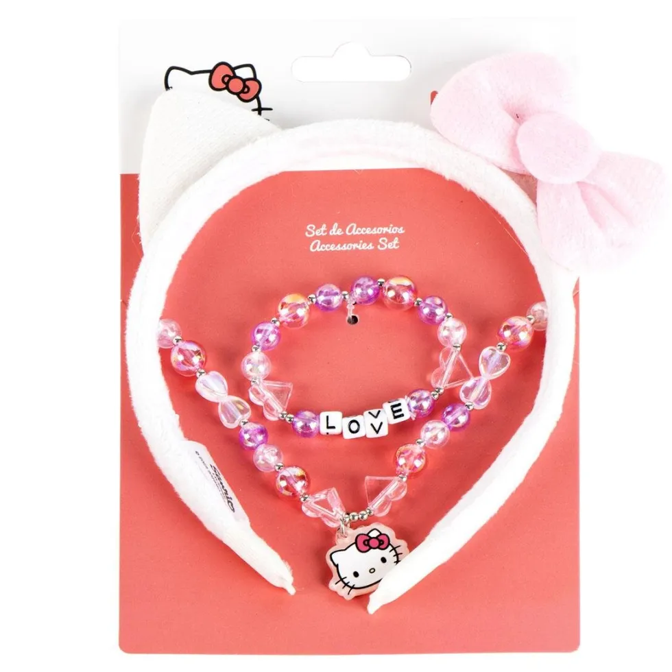 Hello Kitty Diadem, Armband & Halsband 3-pack