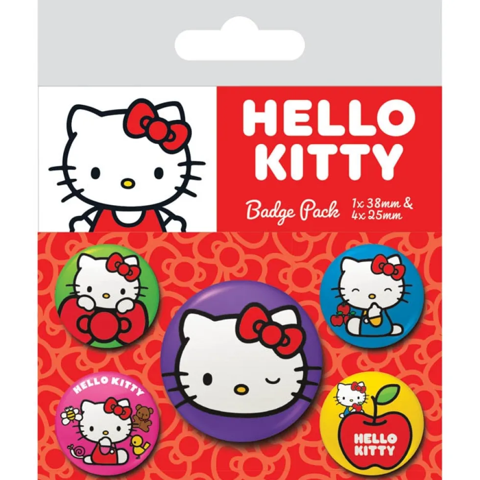 Hello Kitty - Knappar 5-pack