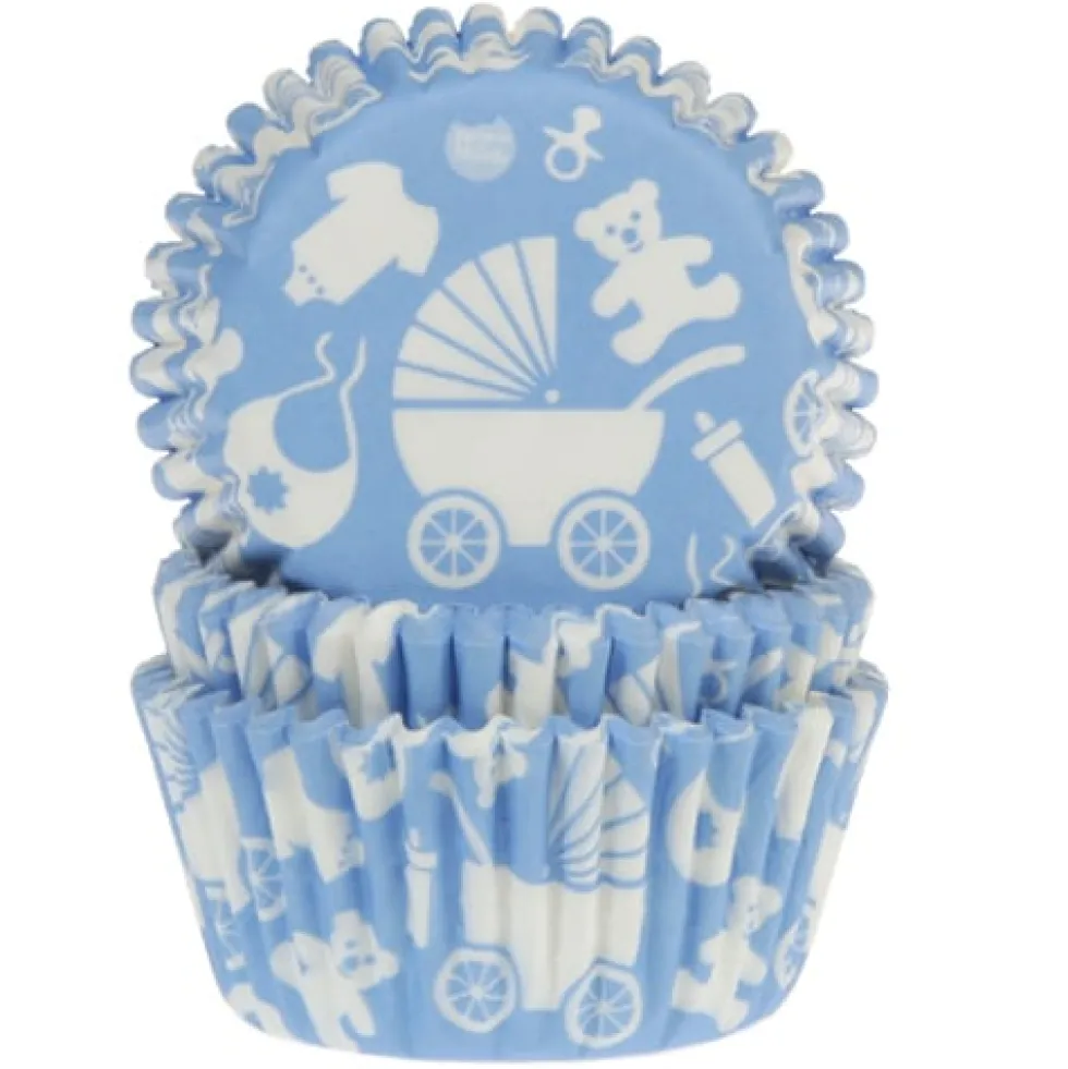 HM Muffinsformar - Baby blå 50-pack