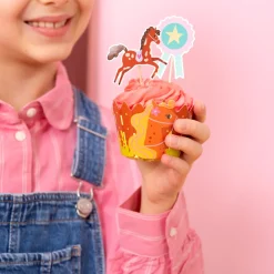 Hästar Cake Toppers 9-pack