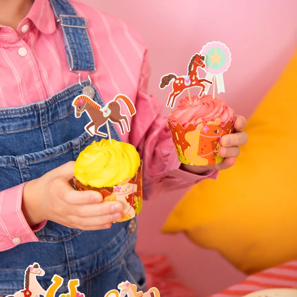 Hästar Muffinsöverdrag 6-pack