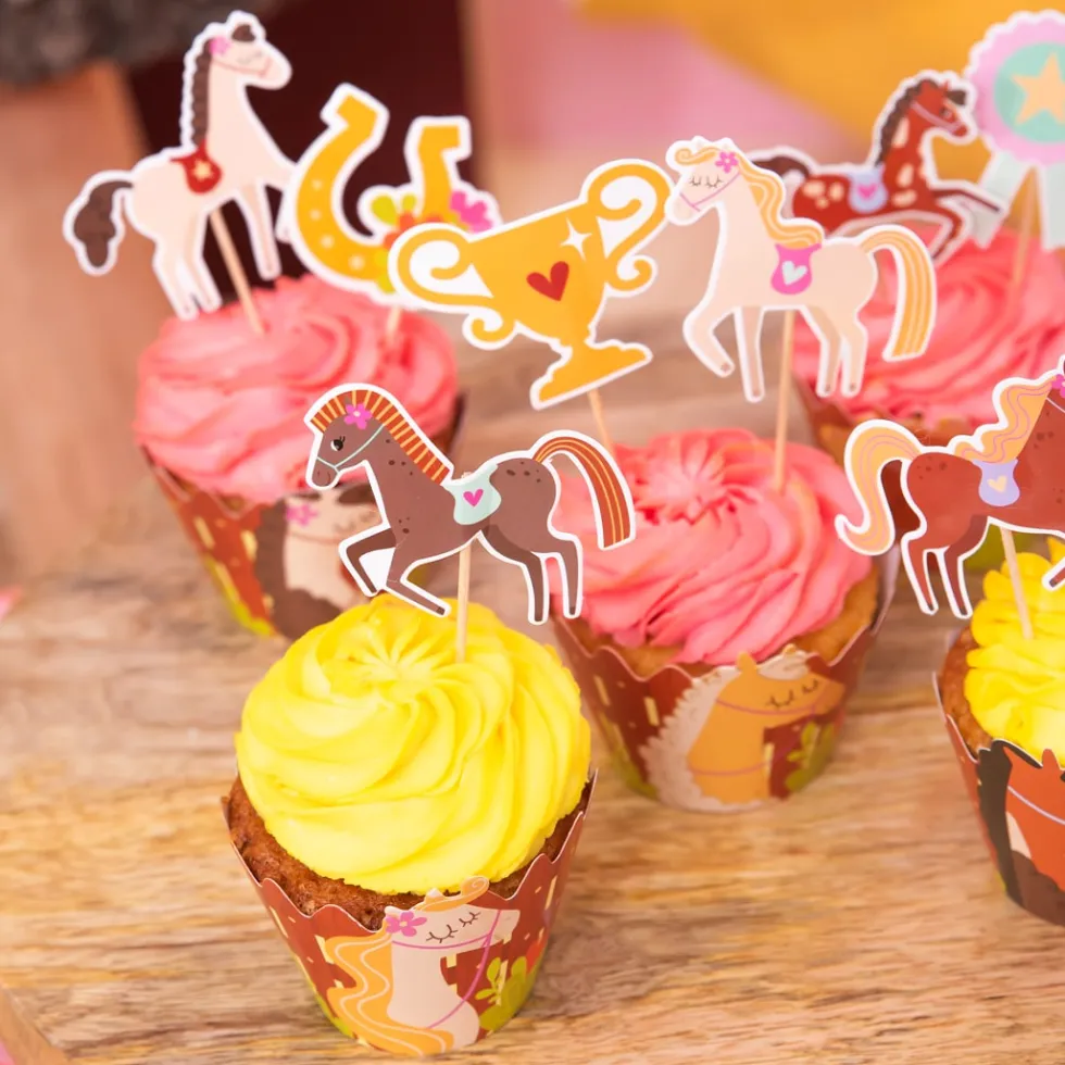 Hästar Muffinsöverdrag 6-pack