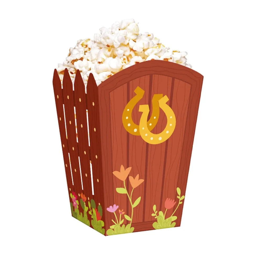 Hästar Popcornboxar 6-pack