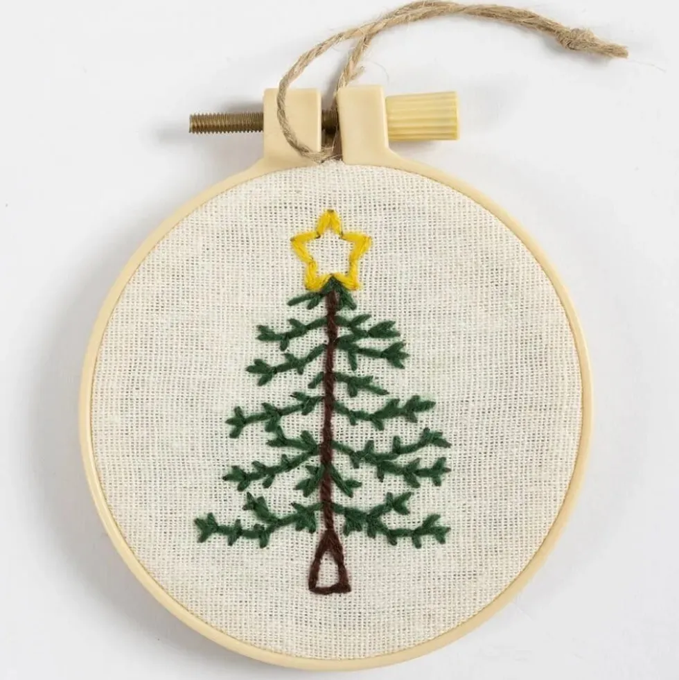 Julpyssel Broderikit, Julgran