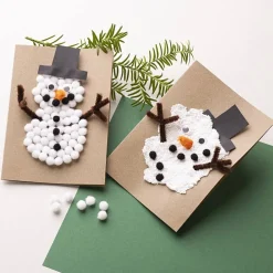 Julpyssel, Julkort & Snögubbar