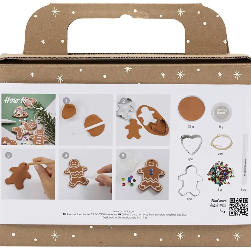 Julpyssel Modellera Hjärtan & Pepparkaksgubbar
