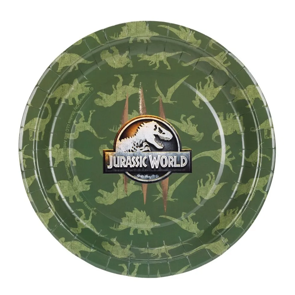 Jurassic World Tallrikar 6-pack