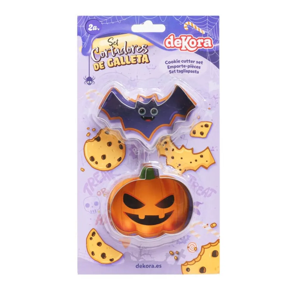 Kakformar Halloween Pumpa & Fladdermus 2-pack