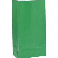 Kalaspåsar i papper - Mörkgröna 12-pack