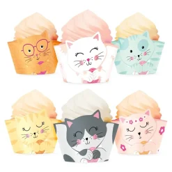 Katt Muffinsöverdrag 6-pack