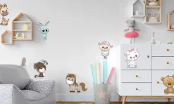 Katt Väggdekoration till Barnrum 3D